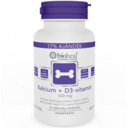 Bioheal kalcium+d3-vitamin 500mg 70 db