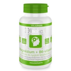 Bioheal Magnézium+B6-Vitamin Tabl.  70 db