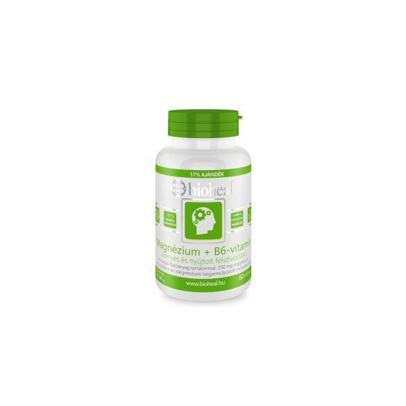 Bioheal Magnézium+B6-Vitamin Tabl.  70 db