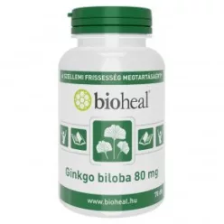 Bioheal gingko biloba 120mg szagtalan fokhagyma kivonattal 70 db - Bio és natúr étrendkiegészítők