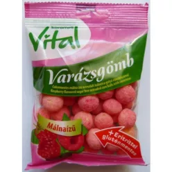 Karamell Vital Varázsgömb Málnás Gm.Hcm. 20 g - Bio és natúr élelmiszerek