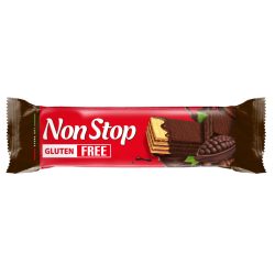   Non Stop kakaós krémmel töltött, kakaós étbevonó masszával mártott gluténmentes ostya szelet 30 g