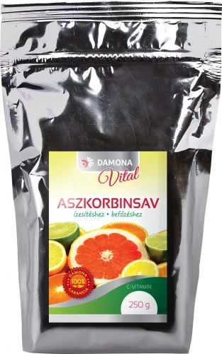Damona Vital Aszkorbinsav 250 g - Bio és natúr kozmetikumok