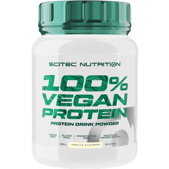 SCITEC 100% VEGAN PROTEIN VANÍLIA 1000G