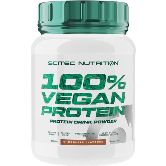 SCITEC 100% VEGAN PROTEIN CSOKI 1000G