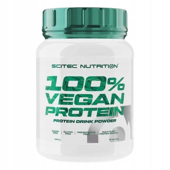 SCITEC 100% VEGAN PROTEIN MOGY-DIÓ 1000G