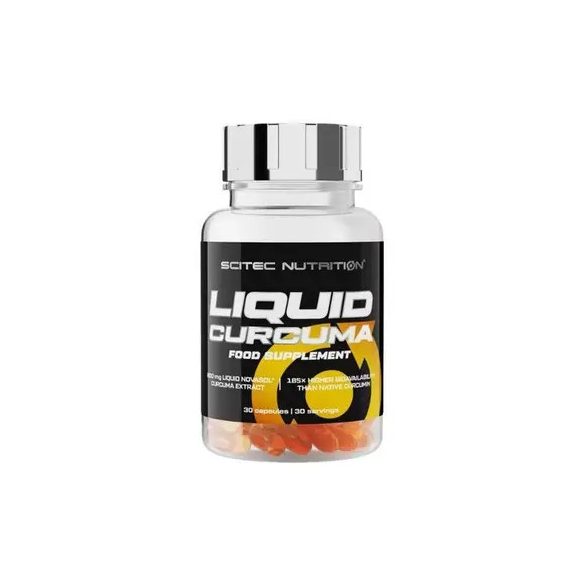 SCITEC LIQUID CURCUMA KAPSZULA 30DB