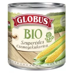 Globus bio szuperédes csemegekukorica konzerv - Bio és natúr élelmiszerek