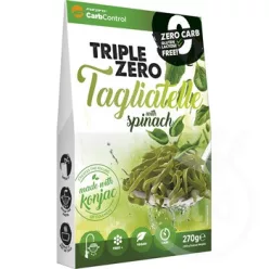 Forpro zero kalóriás tészta spenóttal - tagliatelle cukor/zsír/laktóz/glutén/szójamentes 270 g - Bio és natúr élelmiszerek