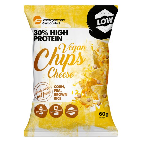 FORPRO PROTEIN CHIPS CHEESE VEGÁN 60G
