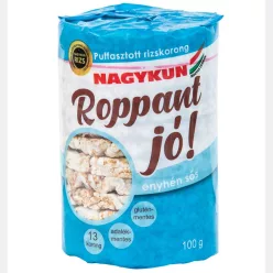 Roppant jó! puffasztott rizskorong enyhén sós 100 g - 