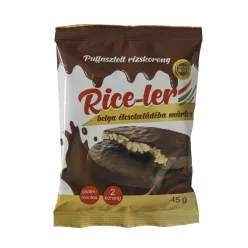 Rice-ler puffasztott rizskorong étcsokoládéba mártva 45 g - 