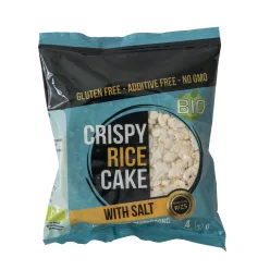 Crispy Rice Cake bio puffasztott rizskorong sós 32 g - 
