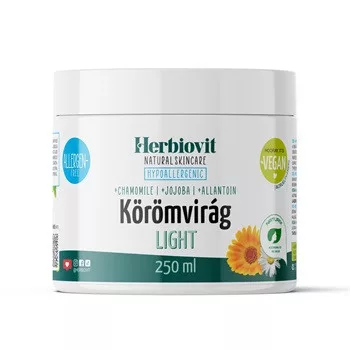 Herbiovit körömvirág krém light hipoallergén 250 ml - 