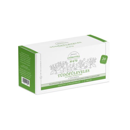 Györgytea Tüdőfűleveles filteres 20x1,3g teakeverék, a torok barátja No.470 - 