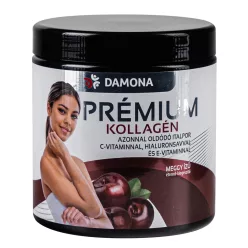 Damona Prémium Kollagén azonnal oldódó italpor meggy (320 g) - Bio és natúr étrendkiegészítők
