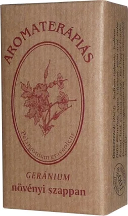 Ahimsa aromaterápiás szappan geránium 90 g - Bio és natúr kozmetikumok