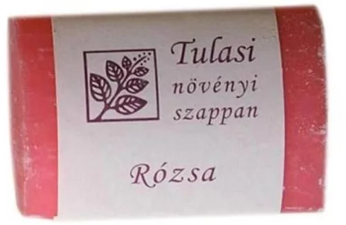 Tulasi szappan rózsa 100 g - Bio és natúr kozmetikumok