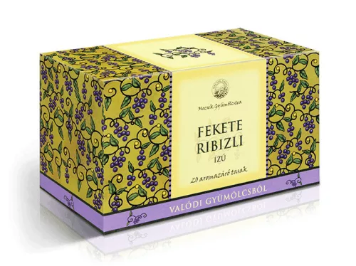 Mecsek gyümölcstea feketeribizli 20x2 g 40 g - Bio és natúr élelmiszerek