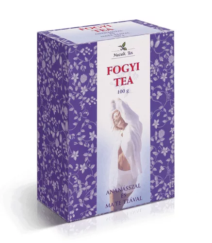 Mecsek fogyi tea ananász+mate tea 100 g - Bio és natúr élelmiszerek