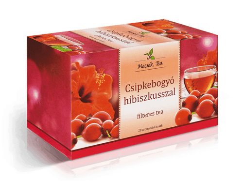 Mecsek csipkebogyó hibiszkusszal 20x2 g 40 g - Bio és natúr élelmiszerek