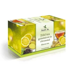 Mecsek zöld tea gyömbérrel és citrommal 20x2 g 40 g - Bio és natúr élelmiszerek