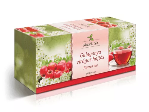 Mecsek galagonya virágos hajtás tea 25x1,5g 38 g - Bio és natúr élelmiszerek
