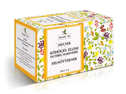Mecsek köhögés elleni tea felnőtdbnek 20x1,2 g 24 g - Bio és natúr élelmiszerek