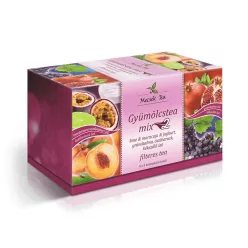 Mecsek gyümölcstea mix 2. 4x5x2 g 25 g - Bio és natúr élelmiszerek