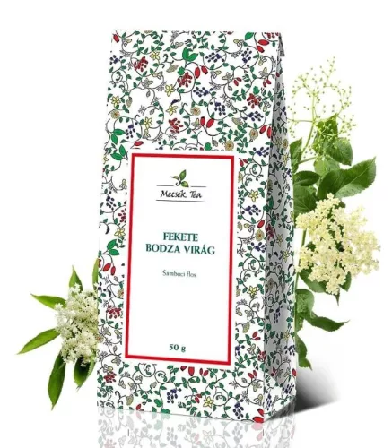 Mecsek fekete bodza virág szálas tea 50 g - Bio és natúr élelmiszerek