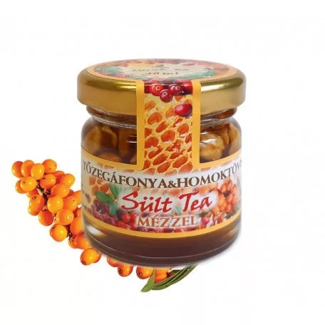 Mecsek tőzegáfonya és homoktövis sült tea 40 ml - Bio és natúr élelmiszerek