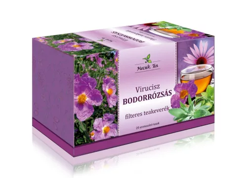 Mecsek virucisz bodorrózsás teakeverék 20x1,5 g 30 g - Bio és natúr élelmiszerek