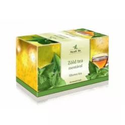 Mecsek zöld tea mentával 20x2 g 40 g - Bio és natúr élelmiszerek