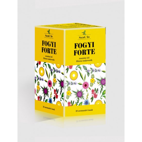 MECSEK Fogyi Forte ananász ízű filteres tea