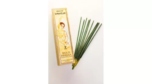 Füstölő gold prema vanília 10 db - Aromaterápiához és természetes wellnesshez