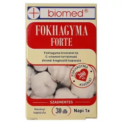 Biomed fokhagyma forte kapszula 30 db - Bio és natúr étrendkiegészítők