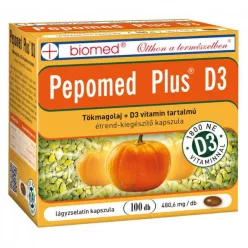 Biomed pepomed plus d3 kapszula 100 db - Bio és natúr étrendkiegészítők