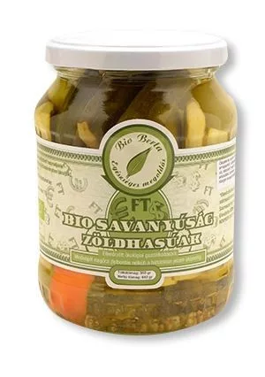 Bio berta bio zöldhasúak savanyúság 350 g - Bio és natúr élelmiszerek