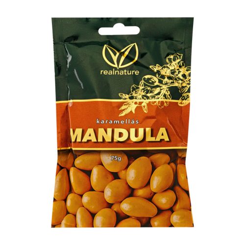 Real Nature karamellás mandula 75 g