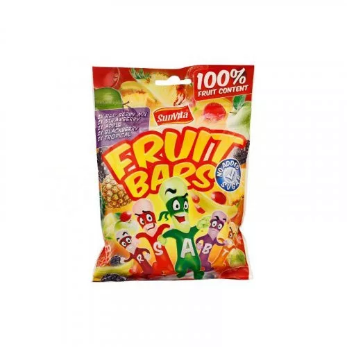 Sunvita gyümölcsszelet fruit bars 10 db 150 g - Bio és natúr élelmiszerek