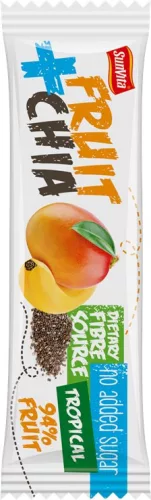 Sunvita gyümölcsszelet trópusi-chia mag 30 g - Bio és natúr élelmiszerek