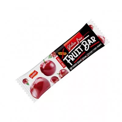 Sunvita gluténmentes gyümölcsszelet meggy 30 g - Bio és natúr élelmiszerek