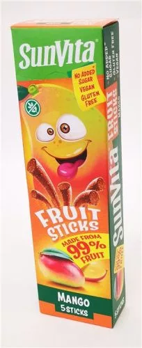 SUNVITA FRUIT STICKS MANGO 5DB HCM. - Bio és natúr élelmiszerek