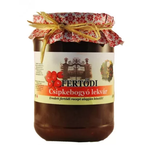 Fertődi csipkebogyó lekvár xylittel 200 g - Bio és natúr élelmiszerek