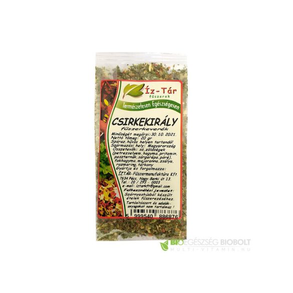 Íz-Tár fűszerkeverék csirkekirály 20 g