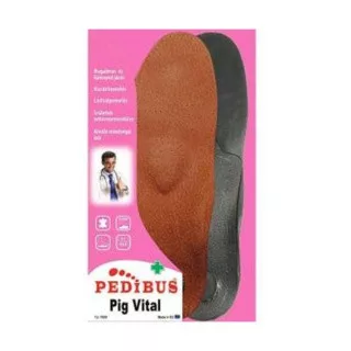 Pedibus talpbetét bőr pig vital 35/36 - Bio és natúr kozmetikumok