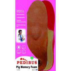 Pedibus talpbetét bőr pig memory foam 39/40