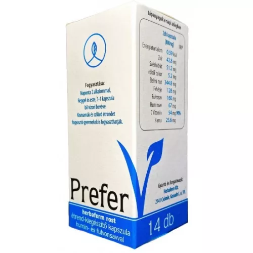 HERBAFERM PREFER-V KAPSZULA 14 db - Bio és natúr étrendkiegészítők