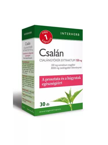 Interherb Csalángyökér Extraktum 30 db - Bio és natúr étrendkiegészítők