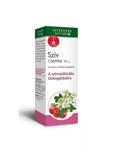 INTERHERB NAPI CSEPP SZÍV CSEPPEK 50 ml - Bio és natúr étrendkiegészítők